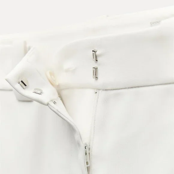 Zara Suit, ZW Collection Tuxedo Jacket & Flared Pants, XS